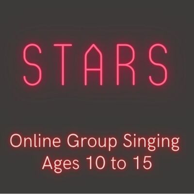 Singing for Stars- age 10 to 15